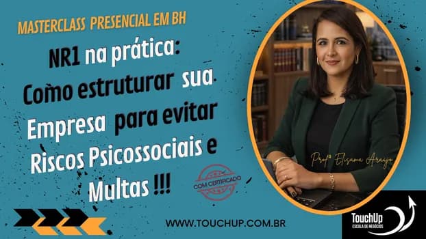 Imagem do MASTERCLASS: NR1 na prática-como estruturar sua empresa para evitar riscos psicossociais...