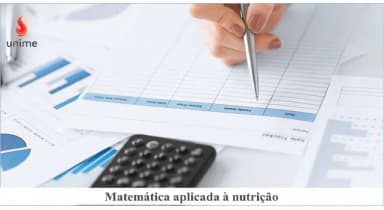 Matemática aplicada à nutrição - Noturno em Lauro de Freitas