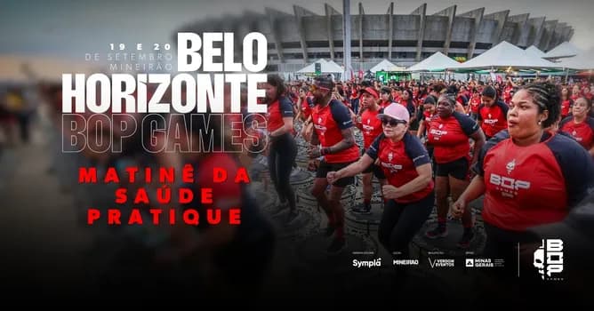 Imagem do MATINÊ DA SAÚDE - PRATIQUE - BOP GAMES BELO HORIZONTE 2026