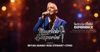 MAURICIO GASPERINI canta Rod Stewart, Bryan Adams e Sting em São Paulo