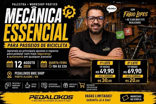 Imagem do Mecânica Essencial para Passeios de Bicicleta | Workshop Prático com Fábio Lopes
