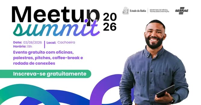 Imagem do Meetup Summit 2026 - Cachoeira