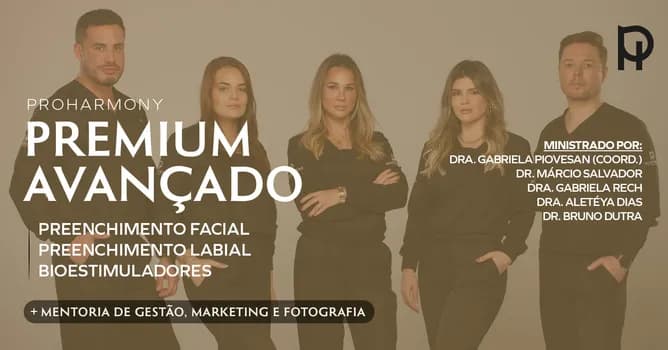 Imagem do MENTORIA AVANÇADA EM PREENCHIMENTO FACIAL, LABIAL E BIOESTIMULADORES - 29 ED