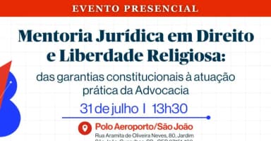 Mentoria Jurídica em Direito e Liberdade Religiosa: das garantias constitucionais à atuação prática em Guarulhos