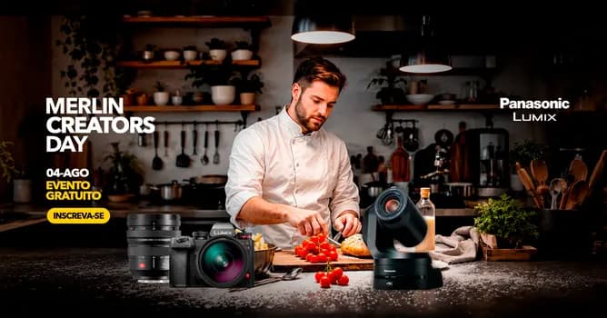 Imagem do Merlin Creators Day - Panasonic LUMIX