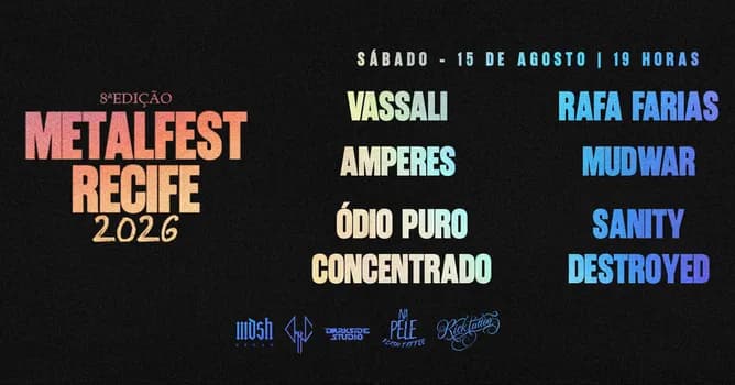 Imagem do METAL FEST RECIFE 2026 - 8ª EDIÇÃO