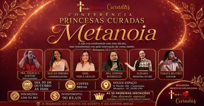 Imagem do Metanoia - Encontro Princesas Curadas