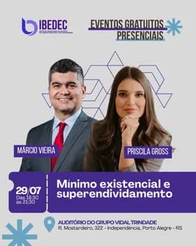 Imagem do Mínimo existencial e Superendividamento