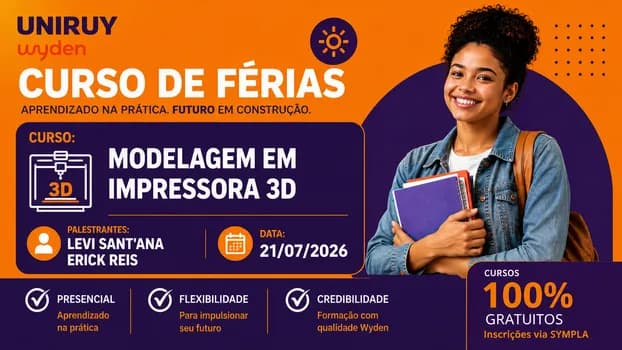 Imagem do MODELAGEM EM IMPRESSORA 3D - CURSO ONLINE