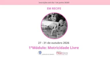 Módulo 1: Motricidade Livre 2026 ( 27 a 31 de outubro0 em Recife