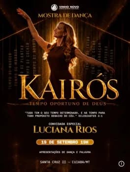 Imagem do Mostra de Dança 2026 - Kairós - Tempo Oportuno de Deus