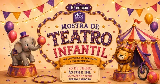 Imagem do Mostra de Teatro Infantil 5ª Edição