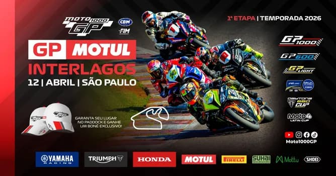 Imagem do MOTO1000GP | 1ª ETAPA | INTERLAGOS | GP MOTUL | TEMPORADA 2026