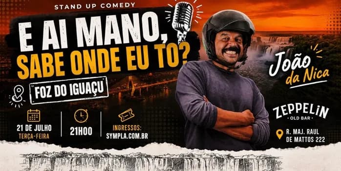 Imagem do MOTOBOY JOÃO DA NICA EM FOZ DO IGUAÇU