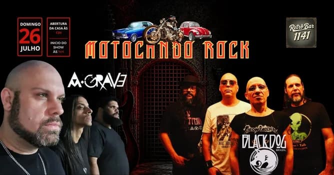 Imagem do MOTOCANDO ROCK - A-GRAVE & BLACK DOG