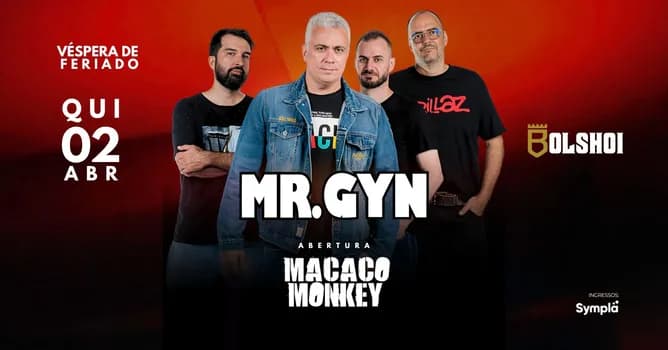 Imagem do MR. GYN - Show Sons da Minha Juventude (Abert: Macaco Monkey)