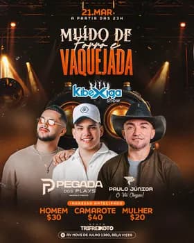 Imagem do MUÍDO DE FORRÓ & VAQUEJADA | PAULO JÚNIOR + PEGADA DOS PLAYS