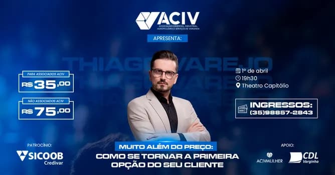Imagem do Muito além do preço: como se tornar a primeira opção do seu cliente? com Thiago Varejo