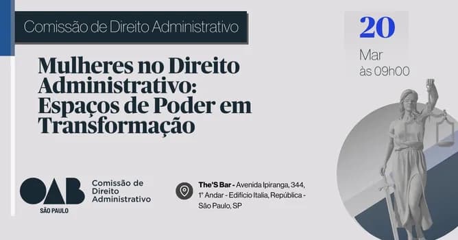 Imagem do Mulheres no Direito Administrativo: Espaços de Poder em Transformação