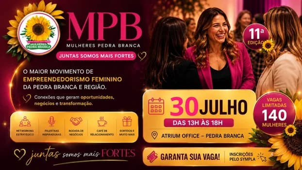 Imagem do MULHERES PEDRA BRANCA 30/7/2026