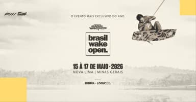 MUNDIAL DE WAKEBOARD apresenta: BRASIL WAKE OPEN 2026 em Nova Lima
