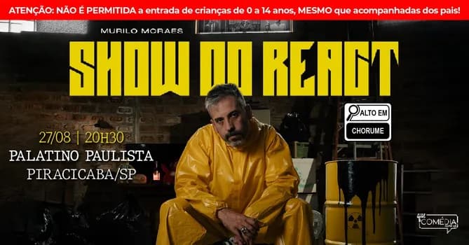 Imagem do MURILO MORAES em PIRACICABA - Stand up Comedy