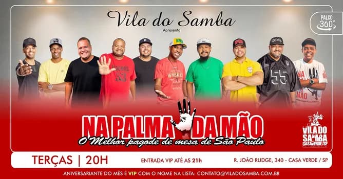 Imagem do NA PALMA DA MÃO NA VILA DO SAMBA