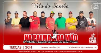 NA PALMA DA MÃO NA VILA DO SAMBA em São Paulo