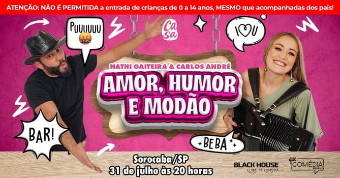 Imagem do NATHI GAITEIRA em SOROCABA - Show de humor e música