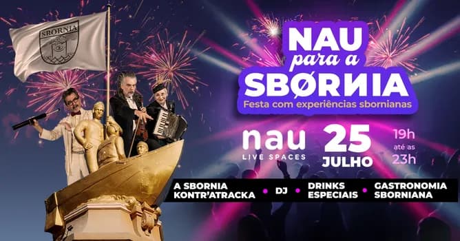 Imagem do NAU para a SBÓRNIA - Festa com experiências sbornianas