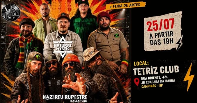 Imagem do Nazireu Rupestre em Campinas (Invasão RastaPunk)