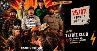 Nazireu Rupestre em Campinas (Invasão RastaPunk) em Campinas