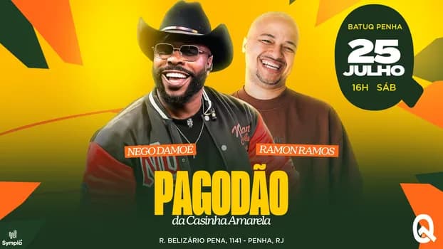 Imagem do NEGO DAMOÉ + RAMON RAMOS na BATUQ!!!