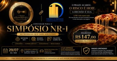 Network Simpósio NR1 Fonseca& Machado e O Quinto Elemento Desenvolvimento Humano e Profissional em Barueri