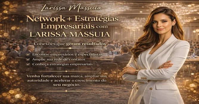 Imagem do Networking com 100 empresários + Palestras com Estratégias Empresariais