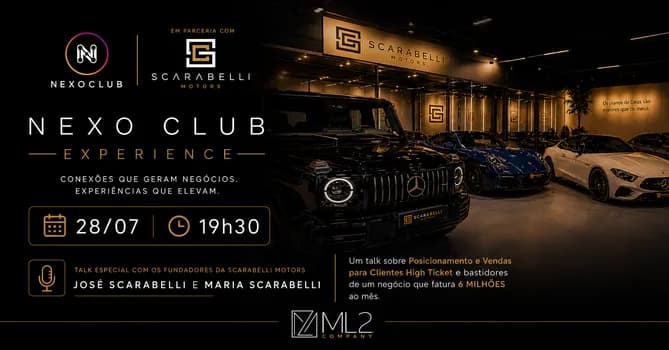Imagem do Nexo Club - Experience + Scarabelli Motors