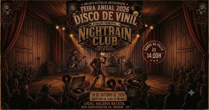 Imagem do Nightrain Club - GNR Cover / Tributo