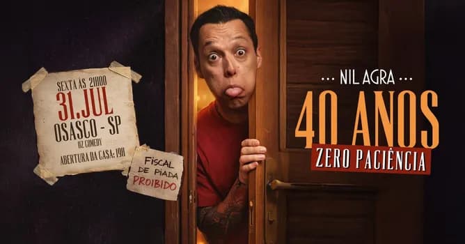 Imagem do NIL AGRA EM 40 ANOS ZERO PACIÊNCIA