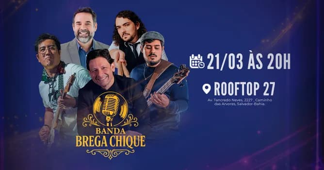 Imagem do Noite BREGA CHIQUE - Do Brega ao Chique, com muito estilo!