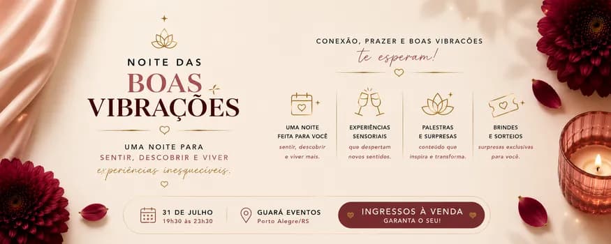 Imagem do NOITE DAS BOAS VIBRAÇÕES 2026
