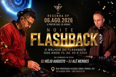 Noite Flashback No Resenha SP em São Paulo