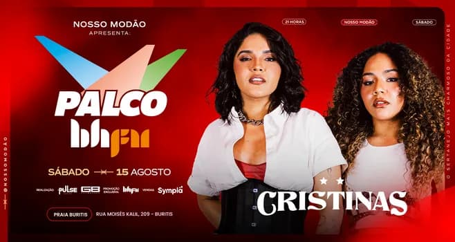 Imagem do Nosso Modão - Palco BHFM com Cristinas - 15/08