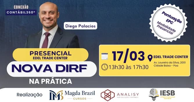 Imagem do NOVA DIRF NA PRÁTICA: IRRF MENSAL, INFORMES E CRUZAMENTOS (ESOCIAL + REINF R-2000/R-4000 + DCTFWEB)