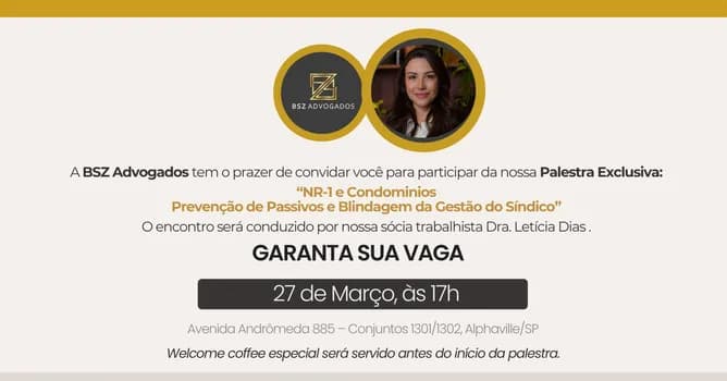 Imagem do NR-1 e Condominios Prevenção de Passivos e Blindagem da Gestão do Síndico