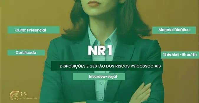 Imagem do NR01 - Disposições Gerais e Gerenciamento de Riscos Ocupacionais