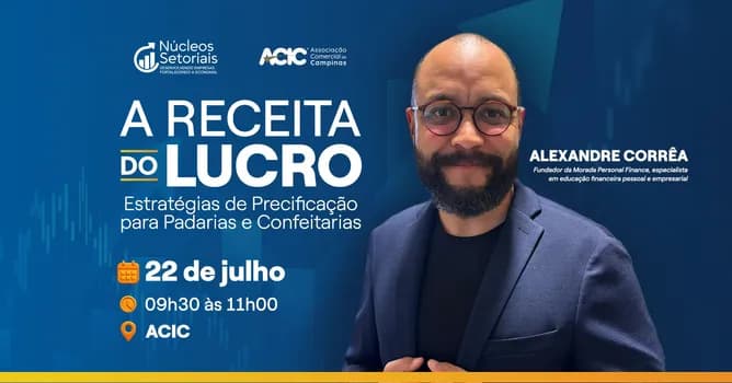 Imagem do Núcleos Setoriais | Padarias e Confeitarias - A Receita do Lucro