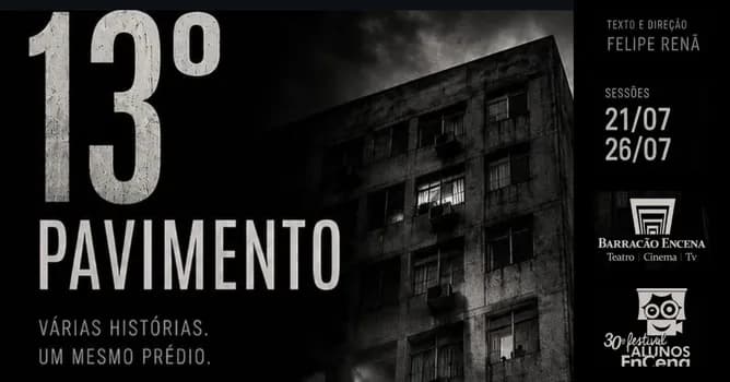 Imagem do O 13° PAVIMENTO - 30º FESTIVAL ALUNOS ENCENA