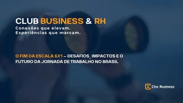 Imagem do O Fim da Escala 6x1 Desafios, Impactos e o Futuro da Jornada de Trabalho no Brasil - BH