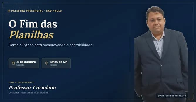 Imagem do O FIM DAS PLANILHAS:COMO O PYTHON ESTÁ REESCREVENDO A CONTABILIDADE
