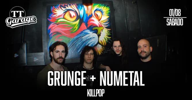 Imagem do O melhor do Grunge e do New Metal com a banda Killpop - Sábado - 01/08